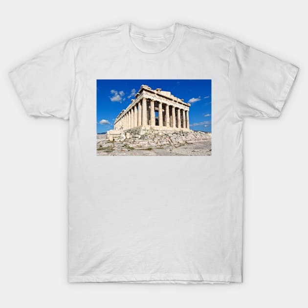 The Parthenon (447 B.C.) on the Athenian Acropolis, Greece T-Shirt by Constantinos Iliopoulos Photography